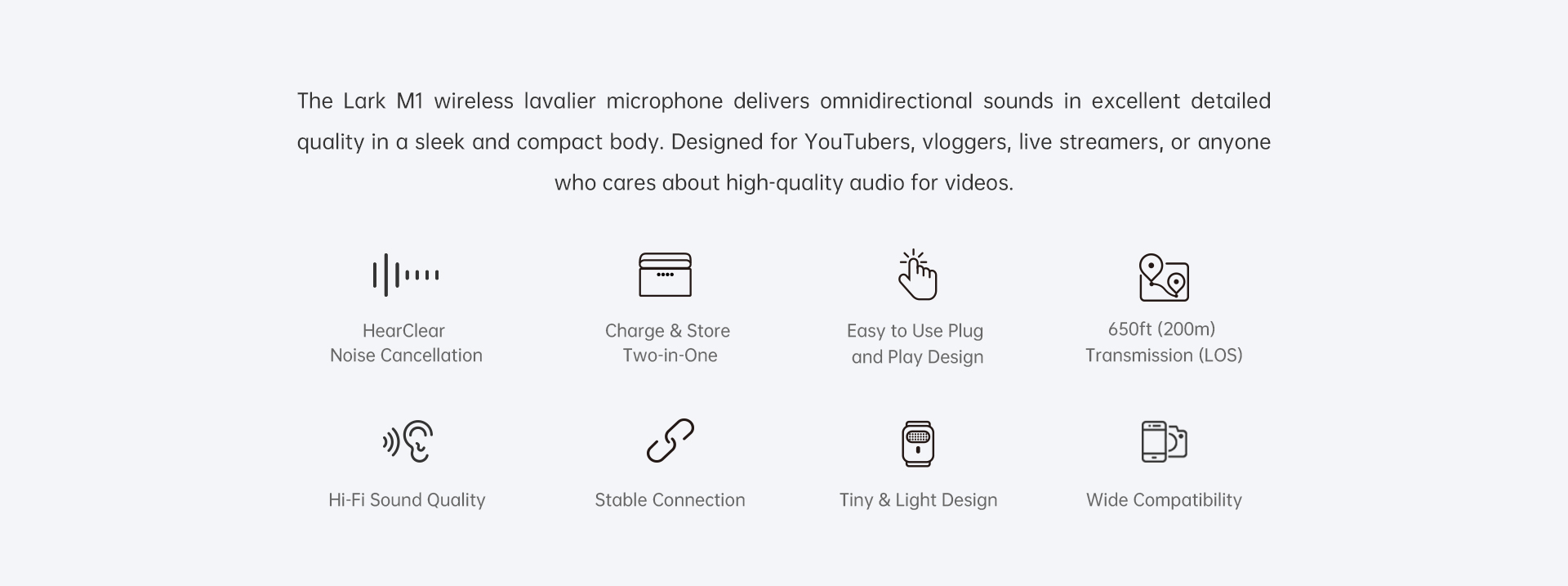 Lark M1 Features