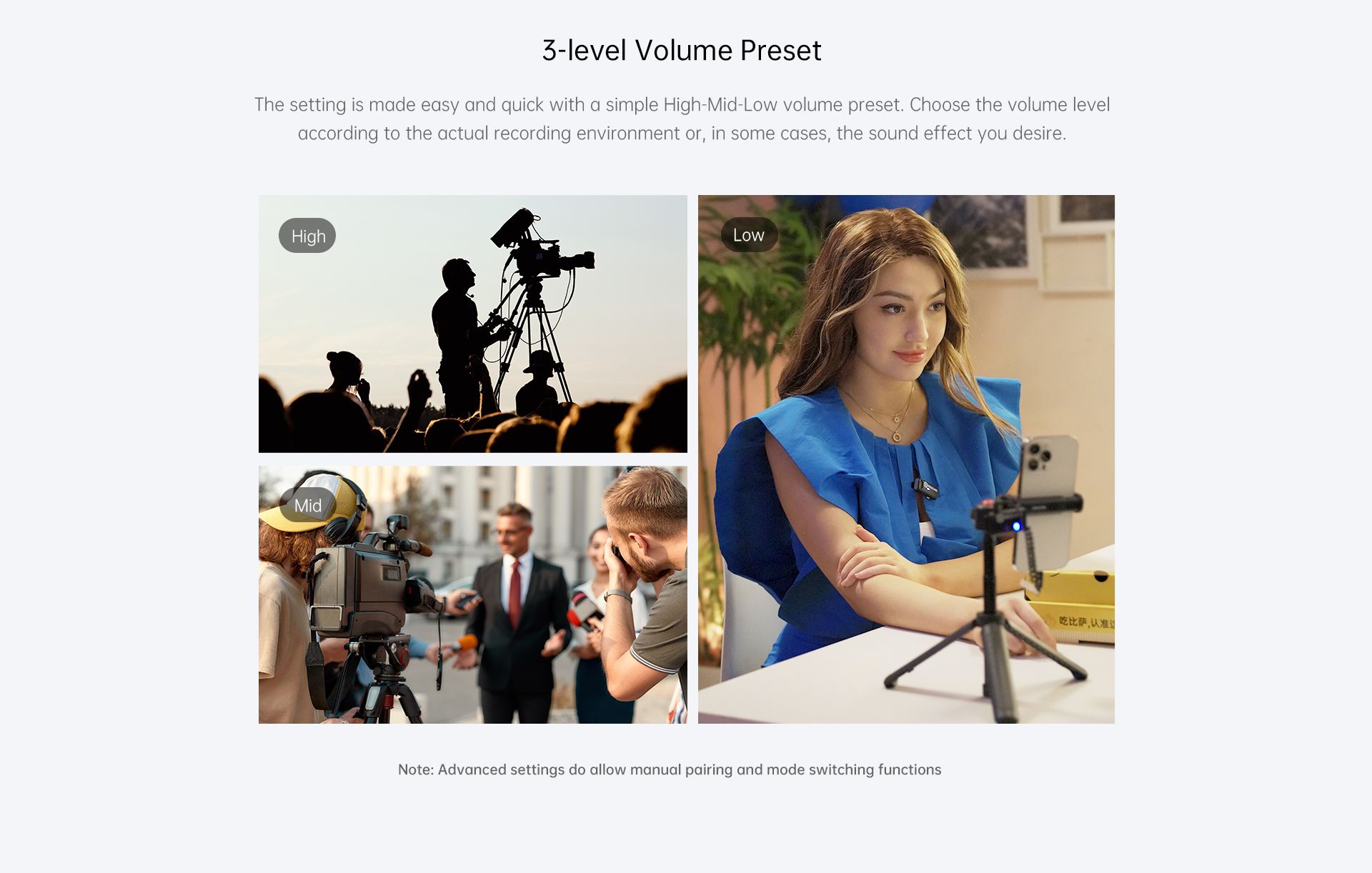 Lark M1 Volume Presets